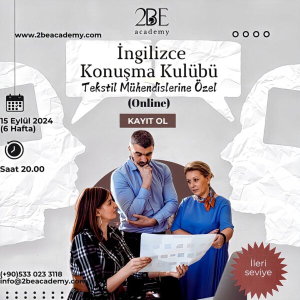 İngilizce Konuşma Kulübü Tekstil Mühendislerine Özel